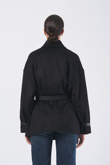 Giaccone PAUSA 25260860816 drap pura lana PAUSA 25260860816 013 NERO MAX MARA