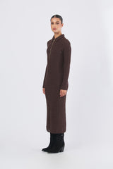 Abito EDDA 252362601 jersey cloquè EDDA 252362601 005 MARRONE MARELLA 