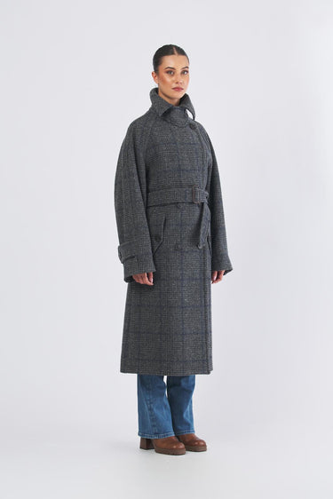 Cappotto SESTRI 252505161226  tweed lana/nylon SESTRI 252505161226 002 GALLES WEEKEND 