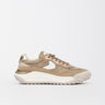 Sneaker 2019685-02 club act 2019685-02 4D67 LIGHT BROWN-GOLD VOILE BLANCHE 