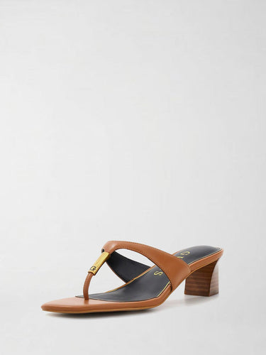 Sandalo Yaiza in pelle Marrone FLJYZA LEA03 BROWN GUESS 
