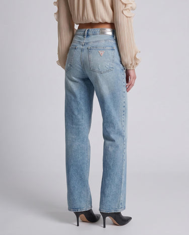 Jeans Guess modello slouchy | Vita bassa dal taglio contemporaneo W6RA1D D6833 ROSE PETAL WASHED GUESS 