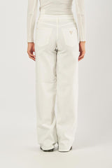 Jeans W5BA96 WFQYB palazzo W5BA96 WFQYB G012 CREAM WHITE GUESS 