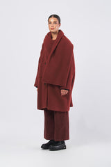 Cappotto C112AR con sciarpa C112AR BERBERE NEIRAMI