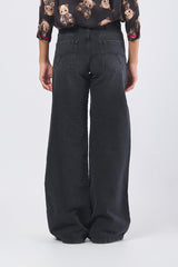 Jeans real denim WLEG 252318603 WLEG 252318603 005 BLACK WASHED MARELLA