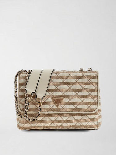 Borsa a Tracolla Giully II Taupe Multicolore HWAG96 73200 TAUPE MULTI GUESS 