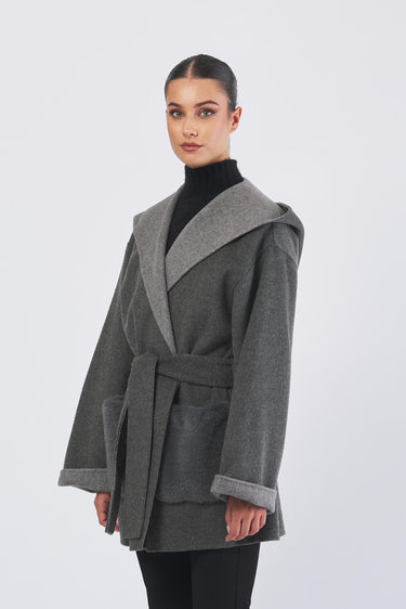 Capospalla PM0165150975 double bicolore PM0165150975 921 ARDESIA SEVENTY 