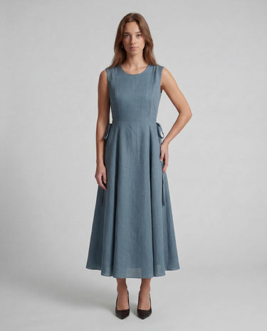 tela ramie fin. lavato SMMAQUILE 26192211136 016 CIELO MAX MARA 