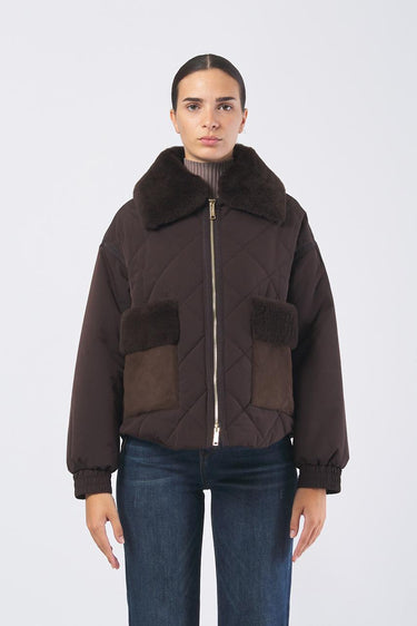 Imbottito SENIOR 252348602 tela tecnica antigoccia SENIOR 252348602 002 MARRONE MARELLA 