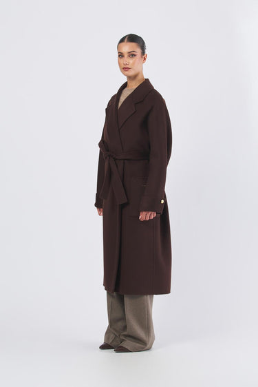 con cintura CP68D56E2 EA3 COFFEE ELISABETTA FRANCHI 