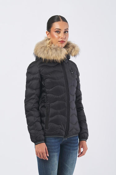 Giubbotto aldie 25WBLDC03096-006047 999EI NERO INT. BEIGE BLAUER