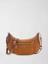 Mini tracolla in vera pelle Marsha HWSG95 01720 COGNAC GUESS
