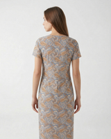 Abito in Crêpe de Chine di Seta Stampata WKDCRESPO 26152210426 011 IBIZA AZZURRO WEEKEND 