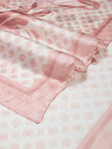 Foulard Donna Fantasia Effetto Seta Rosa AW5491 POL03 ROSE GUESS 