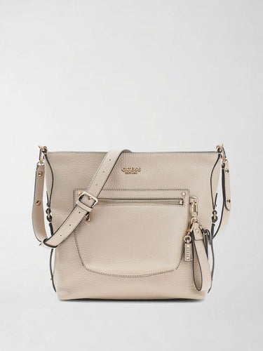 Borsa a Spalla Guess Marsha Grigio Chiaro da Donna HWBG95 01040 LIGHT TAUPE GUESS 