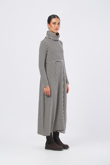 Abito lungo collo alto D008MS D008MS CIOTTOLO NEIRAMI