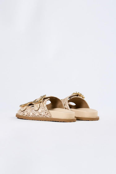 Sandalo K225.01 K225.01 NATURALE CORAL BLUE 
