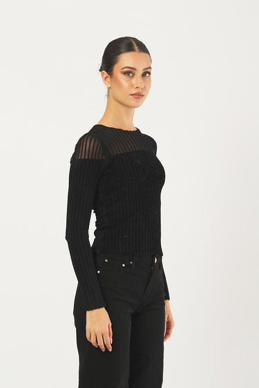 Maglia rowena W5BR62 Z0890 A996 JET BLACK GUESS 