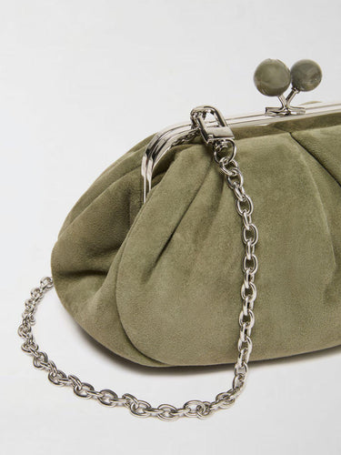 Borsa Pasticcino Bag Small in Suede WKAVALOIS 26155110146 015 FANGO WEEKEND 