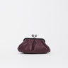 Pochette PRATI 25255162046 nappa lucida PRATI 25255162046 074 BURGUNDY WEEKEND 
