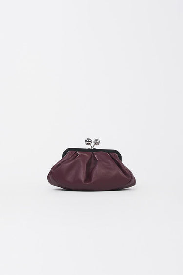 Pochette PRATI 25255162046 nappa lucida PRATI 25255162046 074 BURGUNDY WEEKEND 