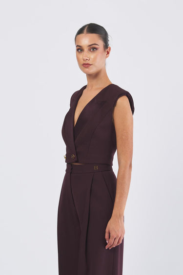 Gilet GL00256E2 GL00256E2 EA4 MERLOT ELISABETTA FRANCHI