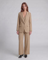Blazer gessato con paillettes PBPMELODIA 2611041082 002 FONDO SALVIA PENNY BLACK 