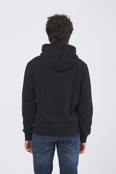 Felpa G8068000028N-83Y3 con zip e cappuccio G8068000028N-83Y3 K299 BLACK TRUSSARDI