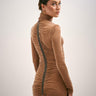 Abito ABR0957E2 ABR0957E2 EC1 BROWN SUGAR ELISABETTA FRANCHI 