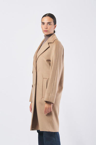 Cappotto AGENDA 25260160816  drap pura lana AGENDA 25260160816 006 CAMMELLO MAX MARA 
