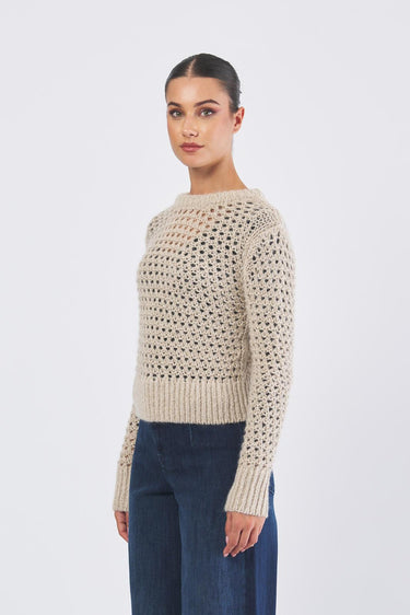 Maglia METWORK manica lunga METWORK 0642 CREMA NENETTE 