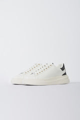 Sneaker elba FMPVIB LEA12 FMPVIB LEA12 WHITE BROWN OCRA GUESS 