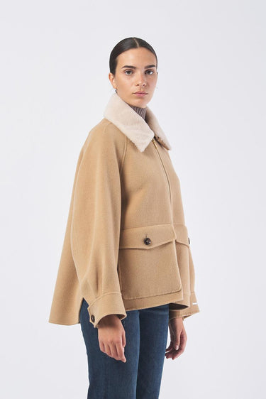 Giaccone GETTONE 252308601 double unito e fantasia GETTONE 252308601 001 CAMMELLO MARELLA