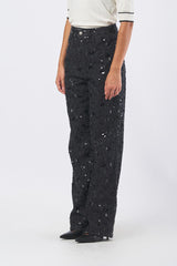 Pantalone CFC0125246003 palazzo CFC0125246003 B001 NERO RINASCIMENTO