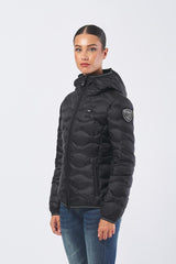 Giubbott camelia 25WBLDC03095-006047 999EI NERO INT. BEIGE BLAUER 