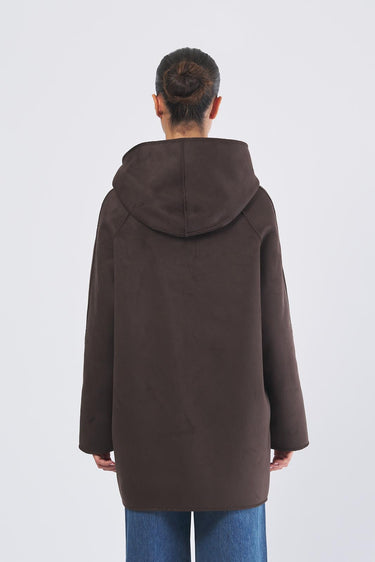 Capospalla GAVETTA 252545607 ecocamoscio accoppiato ecoricciolino GAVETTA 252545607 003 TESTA DI MORO EMME MARELLA 