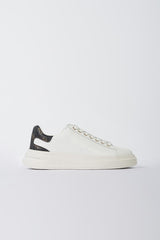 Sneaker elba FMPVIB LEA12 FMPVIB LEA12 WHITE BROWN OCRA GUESS