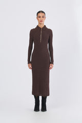 Abito EDDA 252362601 jersey cloquè EDDA 252362601 005 MARRONE MARELLA