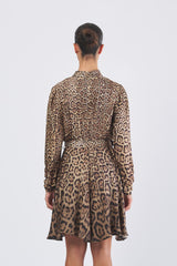 Abito alanis 5YGK28 7298A P1TO CHARMING LEOPARD GUESS BY MARCIANO