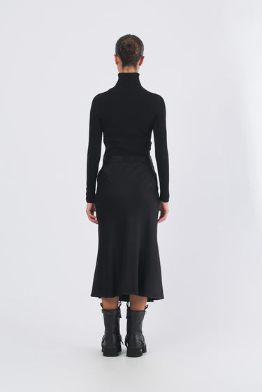 Abito AM06B56E2 di maglia AM06B56E2 110 NERO ELISABETTA FRANCHI