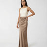 Abito Elisabetta Franchi Doppiopetto Slim Fit ABR1762E2 EZ4 AVORIO/ARGILLA ELISABETTA FRANCHI 