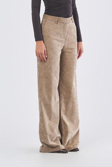 Pantalone EC21885U532 palazzo EC21885U532 ALMOND ECO 
