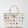 Borsa a Mano Emelie da Donna con Stampa Multi-logo HWGM99 28750 MULTI LOGO GUESS 
