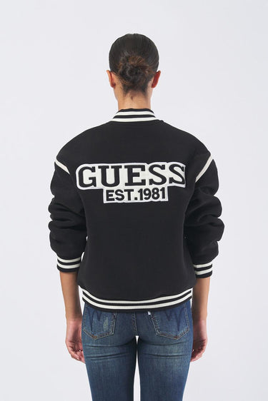 Bomber V5BL05 W0460 V5BL05 W0460 A996 JET BLACK GUESS ATHLEISURE DONNA