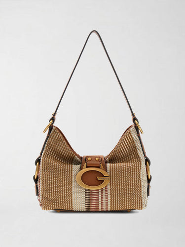 Borsa camden mini HWAB93 08720 COGNAC MULTI GUESS 