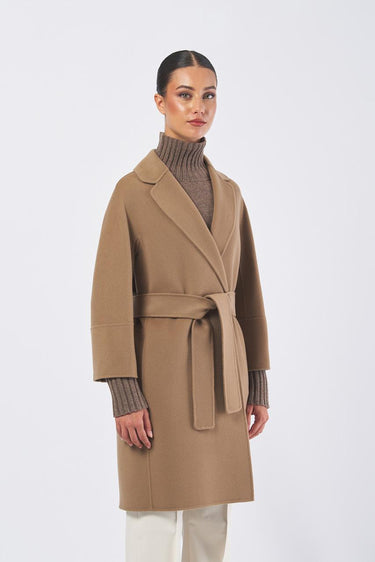 Cappotto ARONA 25290160716 doppio drap pura lana ARONA 25290160716 045 P. CAMEL MAX MARA 