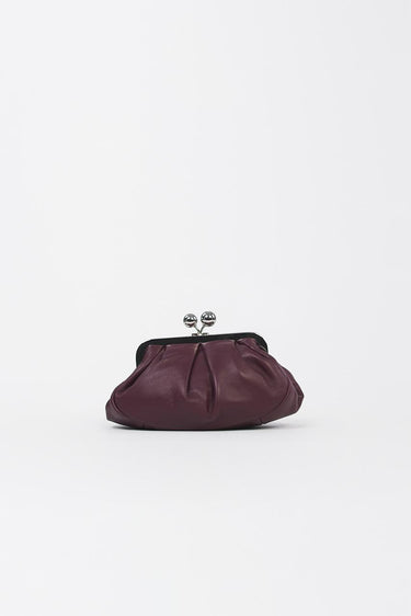 Pochette PRATI 25255162046 nappa lucida PRATI 25255162046 074 BURGUNDY WEEKEND 