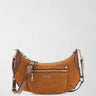 Mini tracolla in vera pelle Marsha HWSG95 01720 COGNAC GUESS 