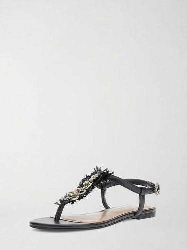 Sandalo Donna Elegante con Dettagli per l'Estate FLJTXX ELE03 BLACK GUESS 