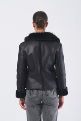 Giubbotto CFC0125123003 medio sfiancato CFC0125123003 B001 NERO RINASCIMENTO 